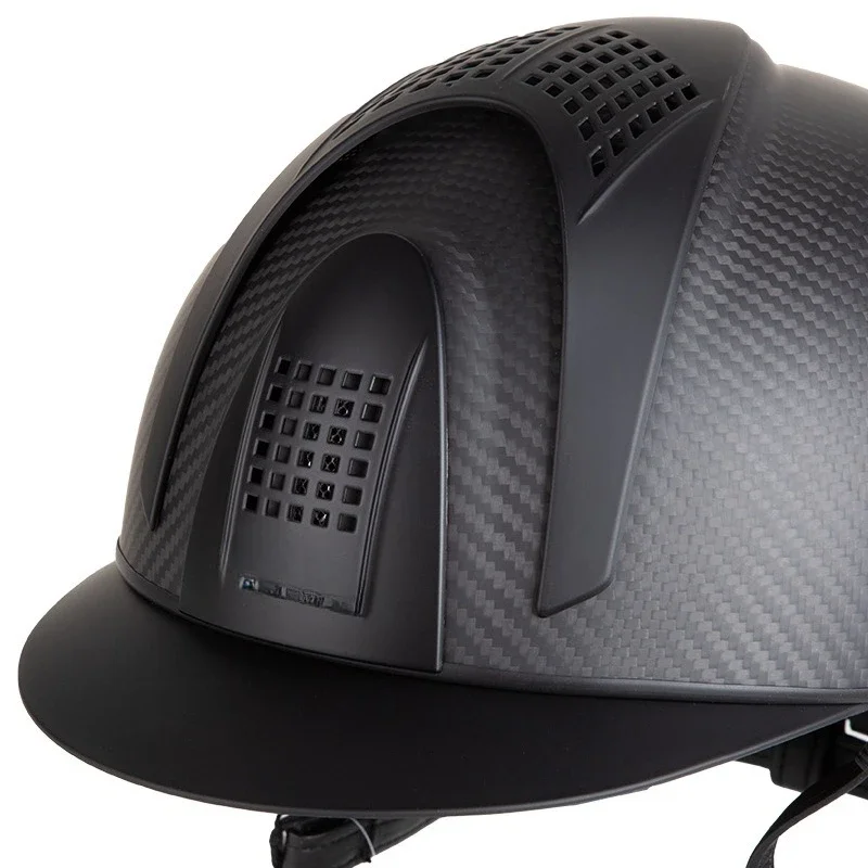 

Equestrian helmet, carbon fiber helmet, fully matte, riding harness 8101037