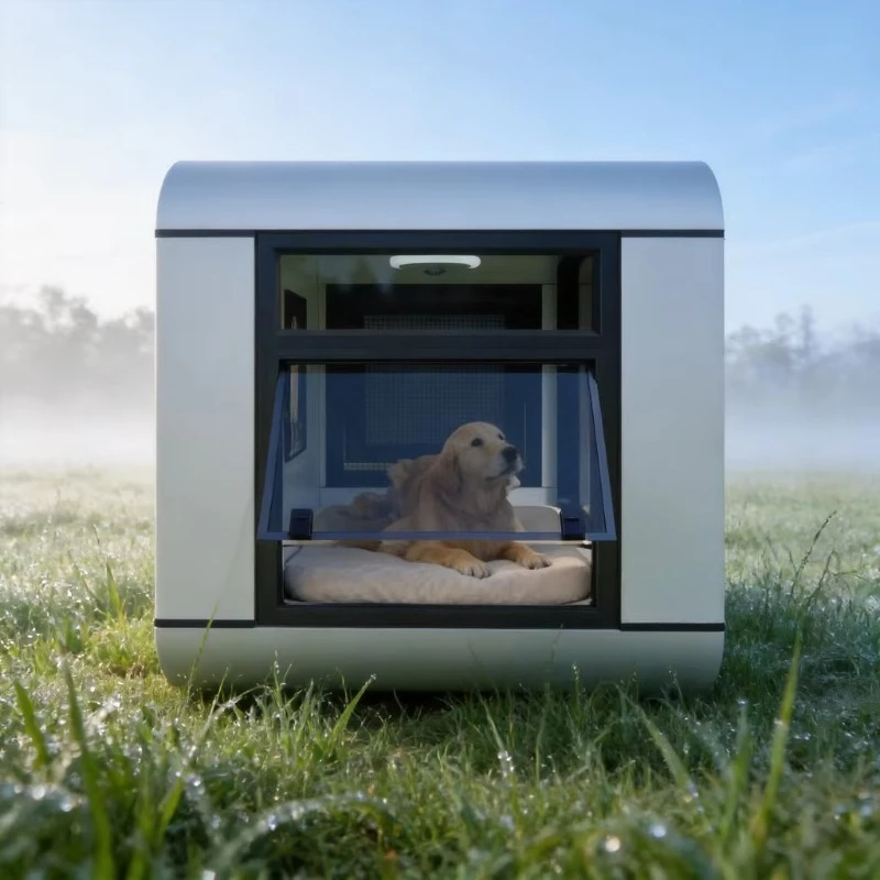 Eco Friendly Outdoor Pet House Non Toxic Safe Material Durable Dog Cat Shelter