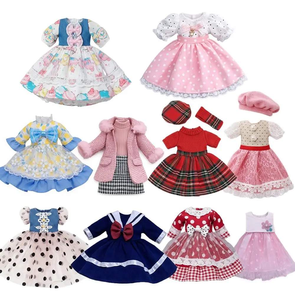 Doll Princess Dress for 30cm 1/6 BJD Doll Princess Dress 21 Detachable Joints Doll  Accessories DIY Doll Dresses Skirt Outfit