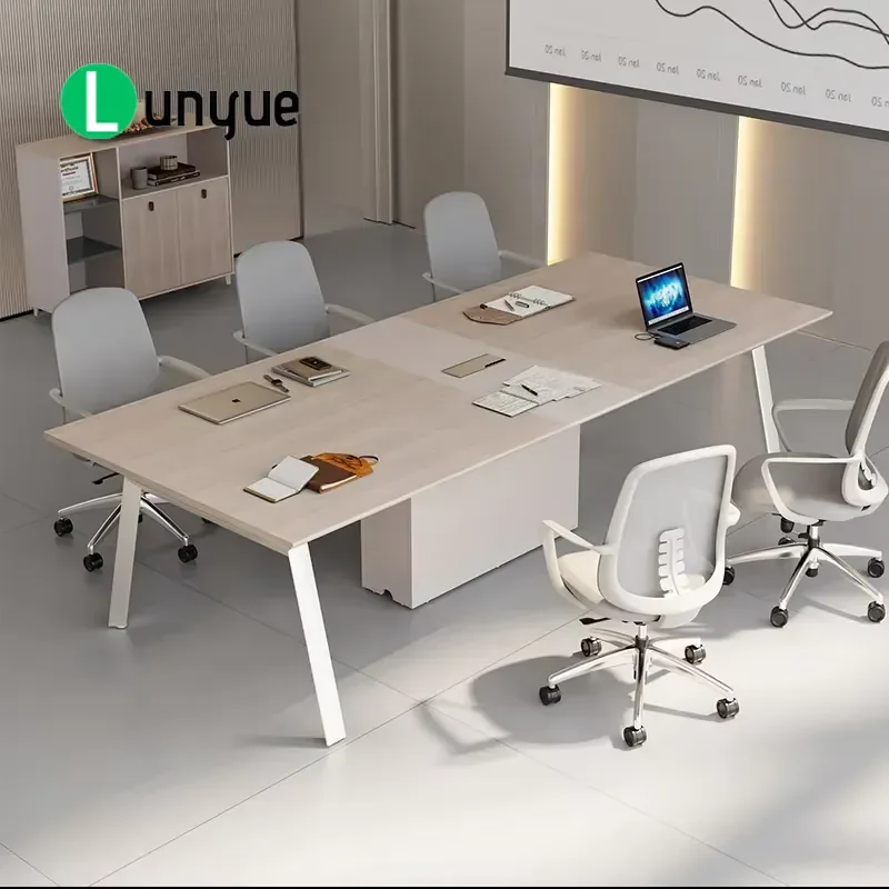 Modern Eco-Friendly Wood Conference Table Executive Office Desk Furniture for Home School Meeting Room High-End Design