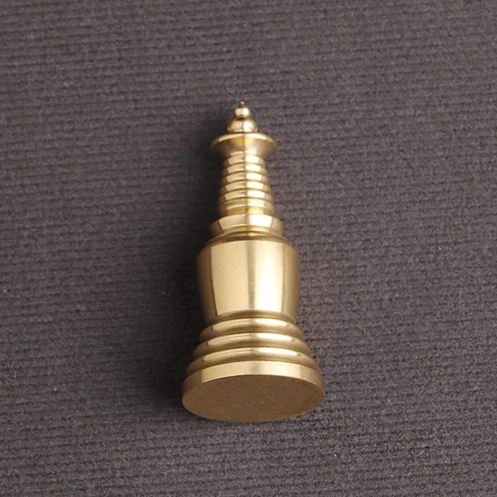 

3 Pcs Pagoda Pendant Decorative Delicate Keychain Pendant Hanging Keychain Accessories Durable Small Jewelry Parts