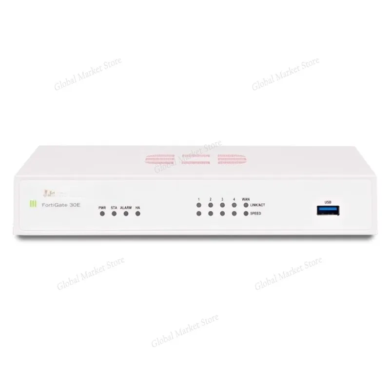 95 جدار حماية جديد، FortiGate 30E/WiFi 30E للوصول عن بعد، اتصال فرعي VPN، بما في ذلك البرامج الثابتة لإمداد الطاقة 6.2، متين