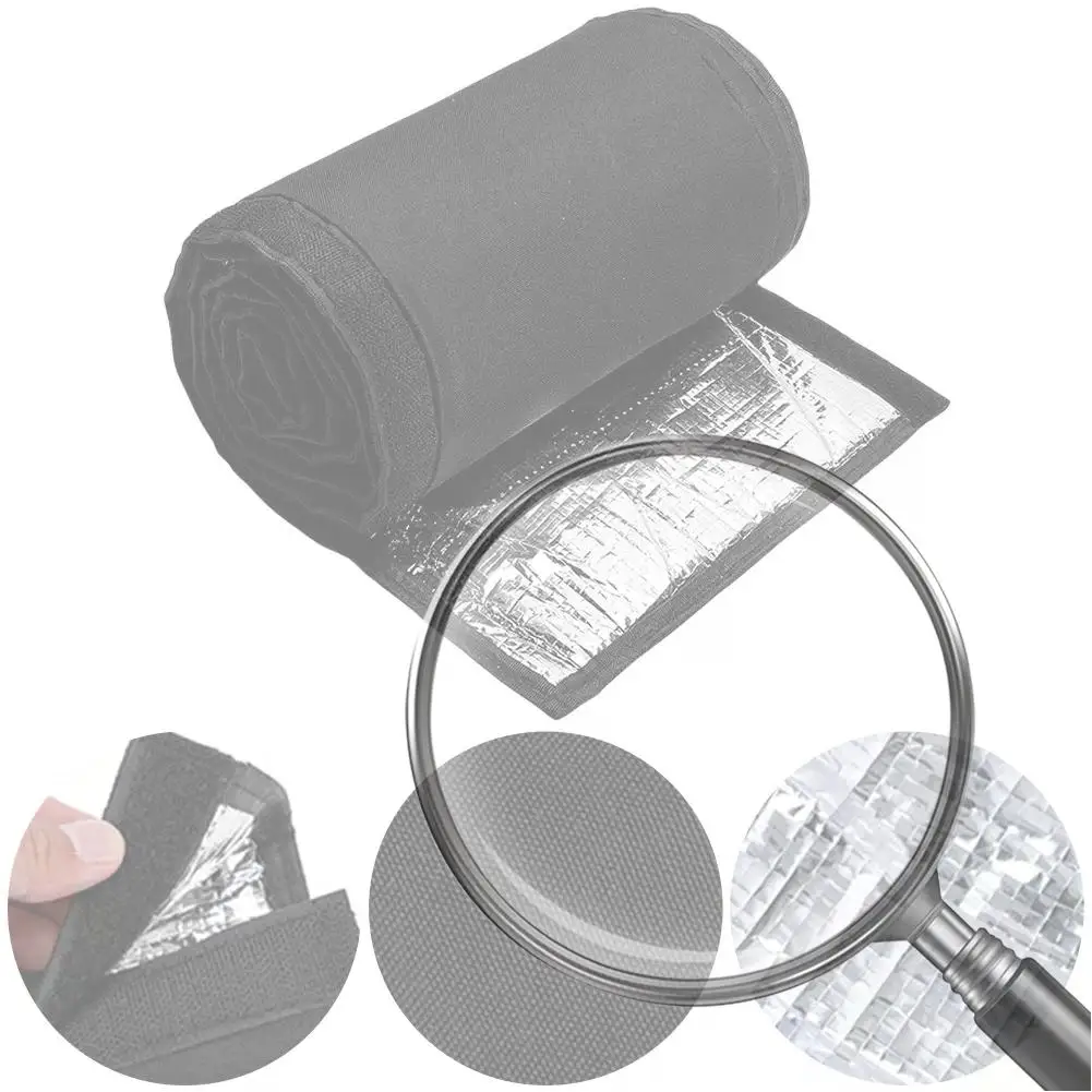 مكيفات الهواء غطاء خرطوم معزول التفاف أنابيب التيار المتناوب العزل التفاف HVAC أنبوب نحاسي غطاء عازل حامي للخارج #1