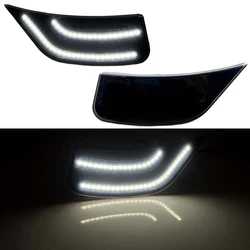 2x Front White Led Fender Side Marker Light For Chevrolet Suburban Tahoe Cadillac Escalade ESV GMC Yukon 2021 2022 Bumper Lamp