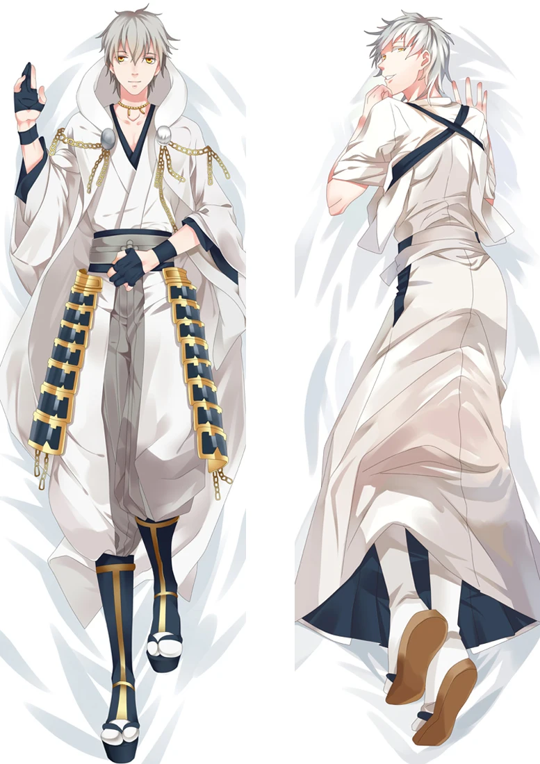 Tsurumaru Kuninaga Large Dakimakura Cover Anime Male Long Life Size Equal Body Pillow Case Customized Printed Waifu Gift