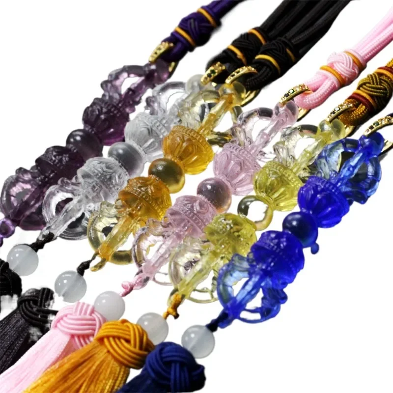 

Four-strand diamond glass car pendant accessories fashion home & children's car decoration gifts