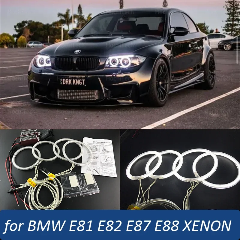 CCFL Angel Eye  ring daytime light For BMW 1 Series E81 E82 E87 E88 116i 118i 120i 125i 128i 130i 135i 04-13 Xenon Headlight