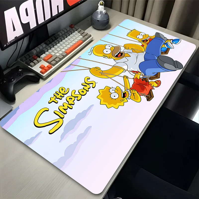 Smart Homer S-simpson Rubber Mousepad Keyboard Mouse Pad Office Pad Game Console Pad Computer Laptop Pad Desk Accessories
