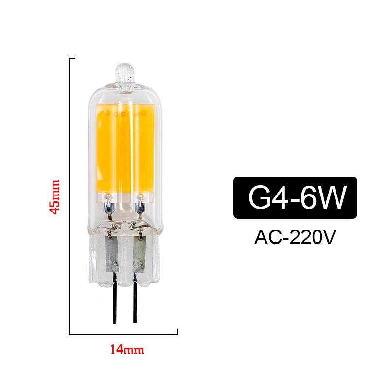 G9 LED Lamp 6W 9W 220V Led Bulb COB G4 Light 360 Beam Angle Energy Saving Replace 30/40W Halogen Lamp Light for Home Useful