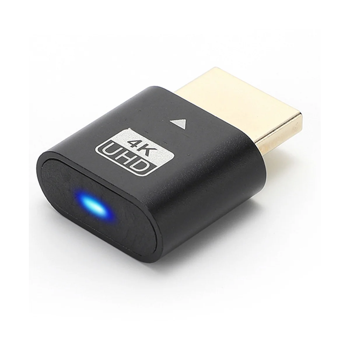 HDMI-Compatible 4K Dummy plug พร้อมไฟ LED สำหรับกราฟิกการ์ดอุปกรณ์เสริม PC เดสก์ท็อป/แล็ปท็อป