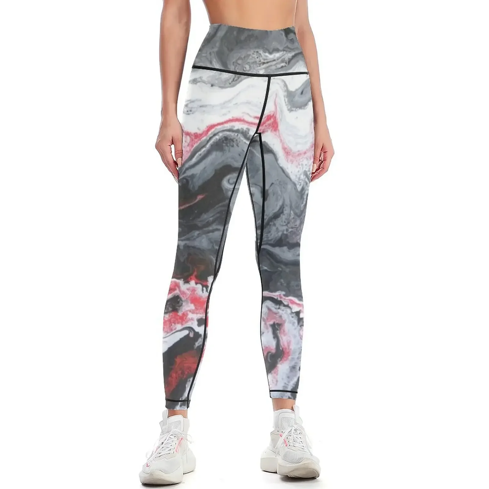

Stormy Weather abstract art Leggings Jogger pants jogging pants sports for active wear Womens Leggings