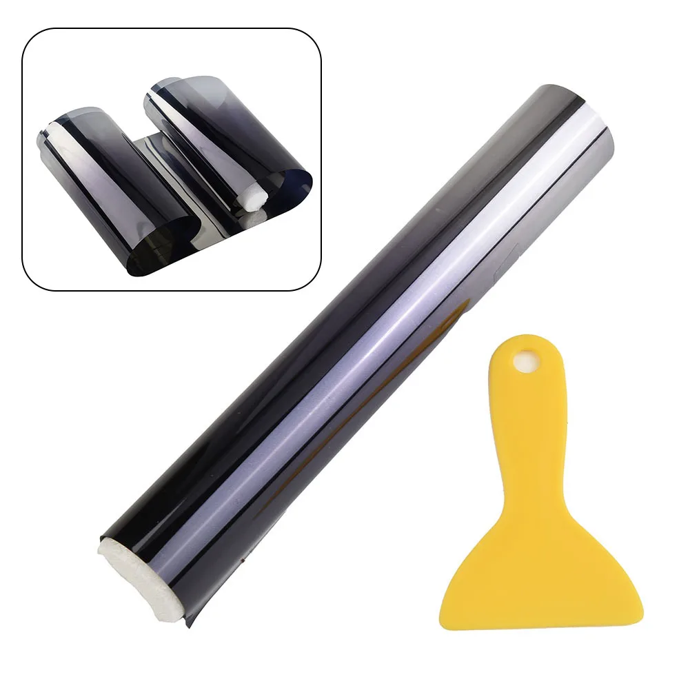 Practical Brand for New Car Film 1 Roll 135x20CM Accessories Array PVC Gloss Smooth Replacement Stretchable Sun Visor Strip