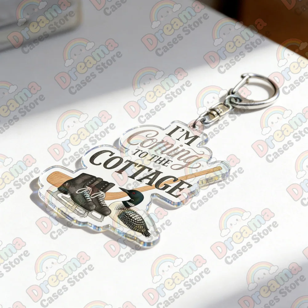 Heated Rivalry Canadian Wolf Bird / Wow Genetic / Hollander Rozanov / I'm Coming To The Cottage / We Didn't Even Kiss Keychain view 6
