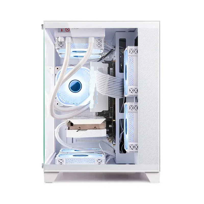 Komputer Desktop Gaming Tinggi Pabrik AMD-Ryzen 5 Set Komputer Rumah Rakitan PC Desktop Gamer