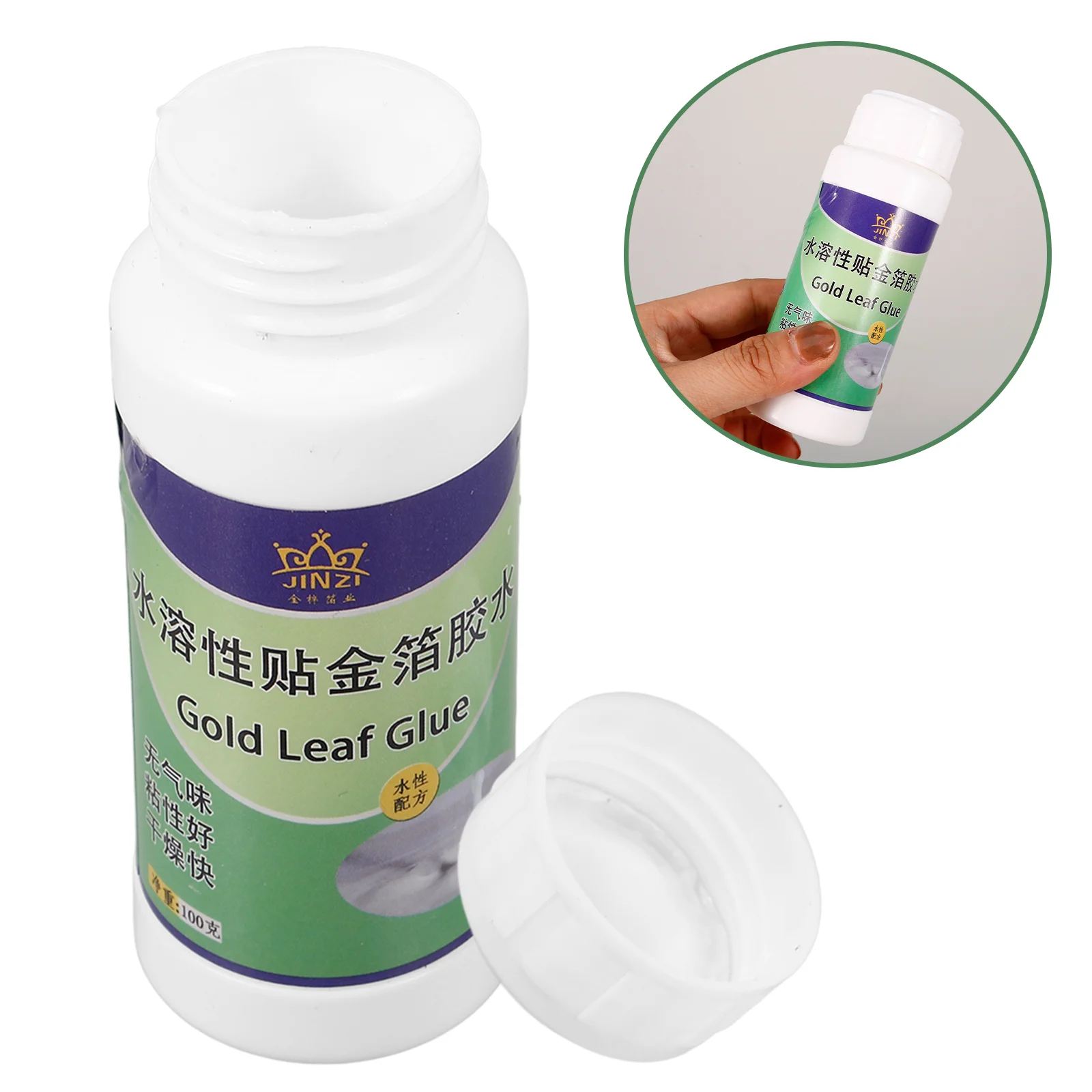 Round Sunglasses Hot Stamping Glue Water-based Gilding Adhesive Gold Foil Magnify