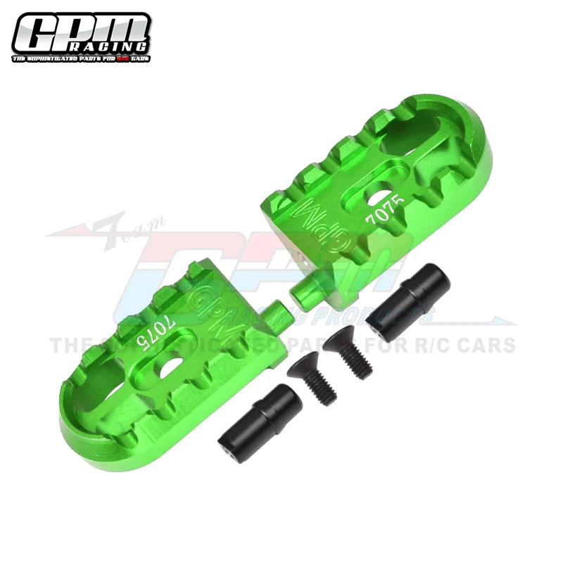 GPM-Jeu de repose-pieds de moto en aluminium 7075, LOSI 1/4, PromPain-MX