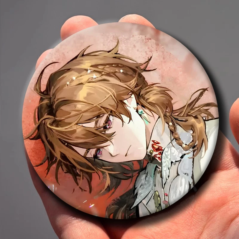 58mm 1PC Reverse 1999 Anime Game Chibi Button Brooch Cartoon Badges Bag Shoes Jewelry Accessory Fashion Lapel Pins Gifts