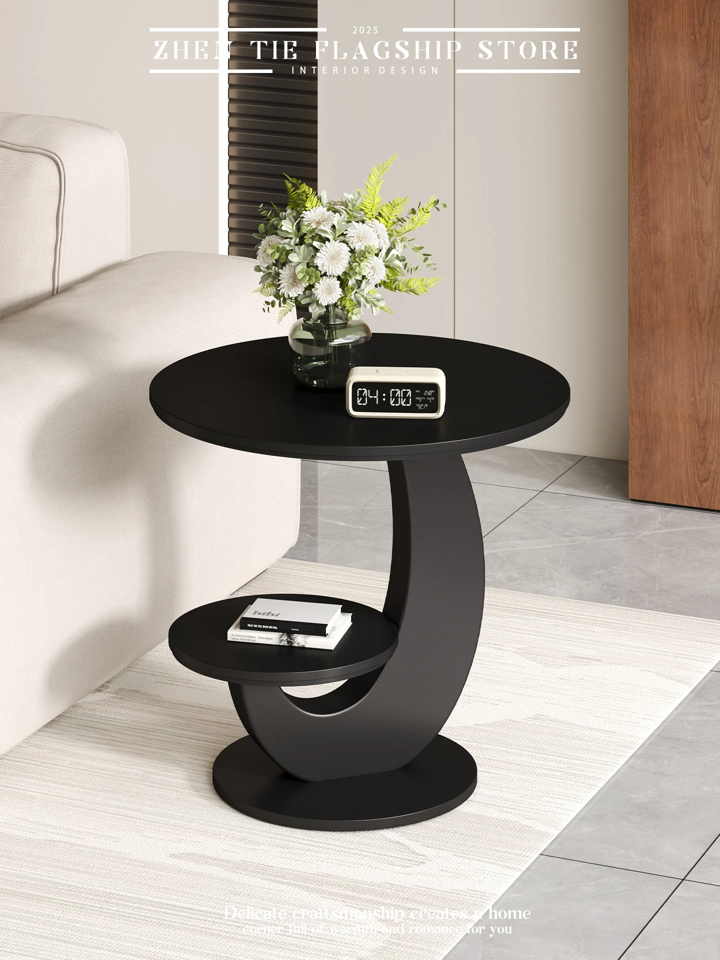 Sofa side a few light luxury high sense home living room Internet celebrity corner a few modern simple small table small coffee
