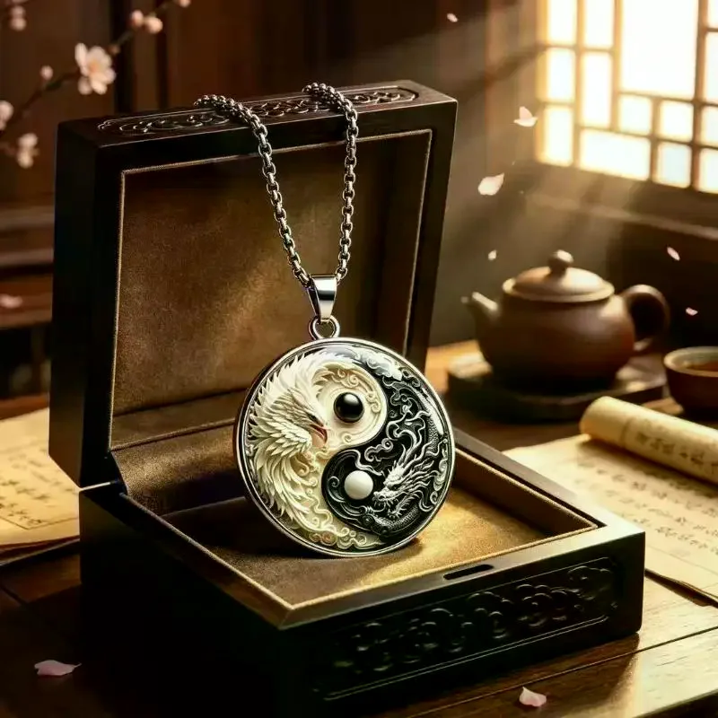 Pendant Necklace With Gold-plated Chain Lucky Gourd Jewelry Metal Pendant Three-dimensional Relief High-end Pendant