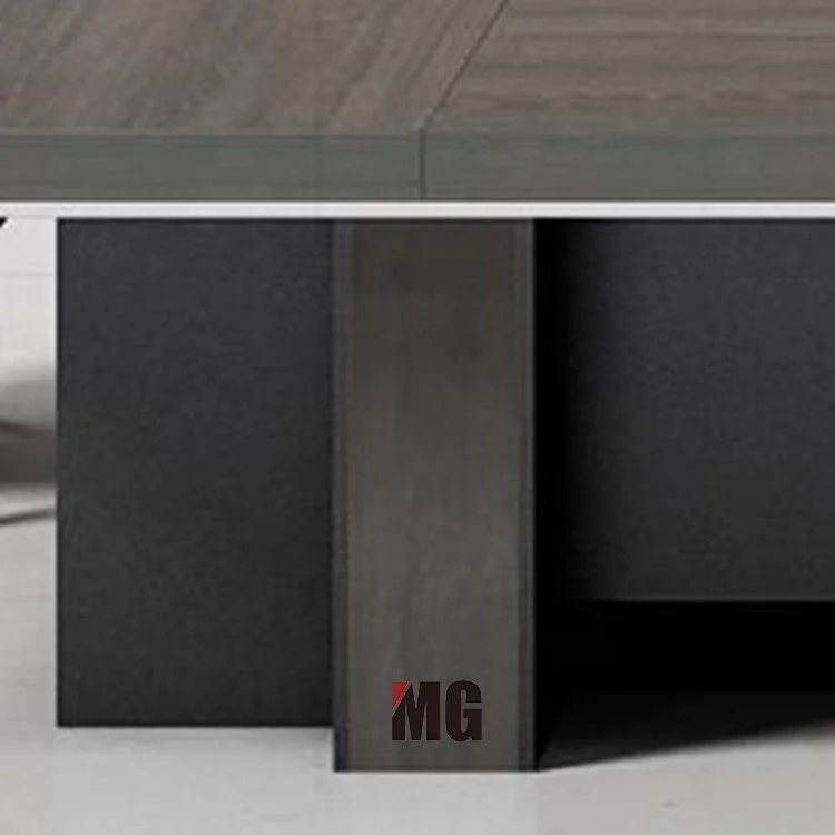 Nova chegada high end clássico executivo escritório mesa de conferência luxo móveis de escritório moderna mesa de conferência para 6