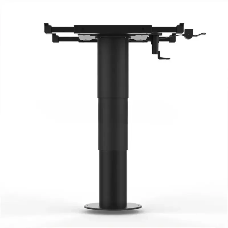 RV Aluminum alloy lifting Table Leg Adjustable Height table base with Four-Way Translation Frame for Caravan Boat Yacht