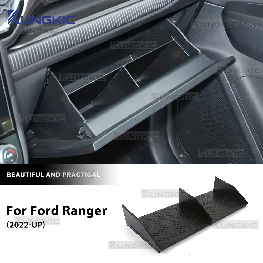 For 2022 2023 2024 2025 Ford Ranger T9 Passenger Toolbox Storage Partition Car Interior Accessories