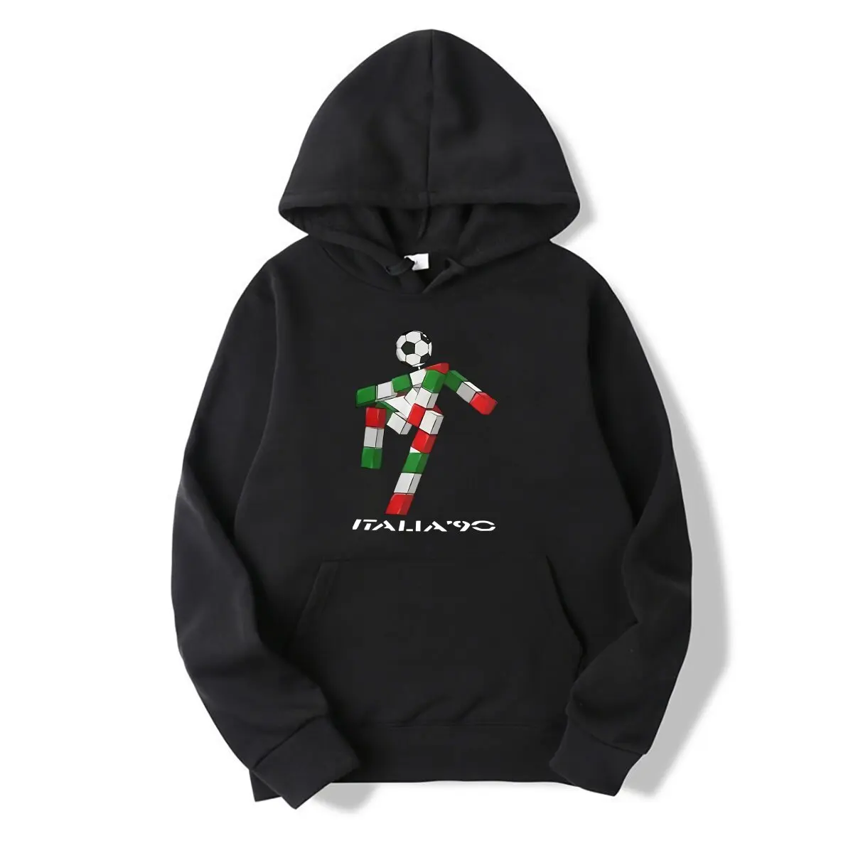 Italy 90 1990 Italian Football World Anime Men's Oversized hoodies Popi vintage cheap goods pocket hoodies customizable