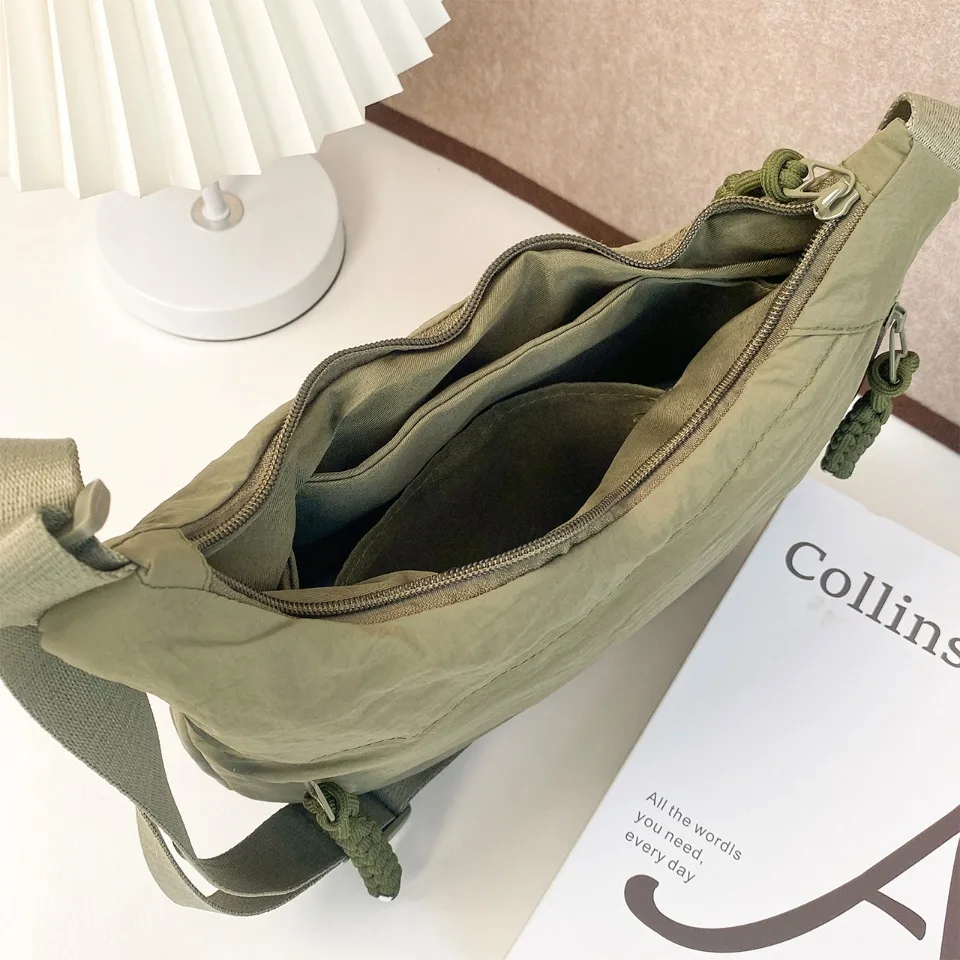 Women's Nylon Crossbody Bag Large Capacity Messenger Shoulder Pack Leisure Versatile Shoulder Hobos Bag Tote Bags image 2