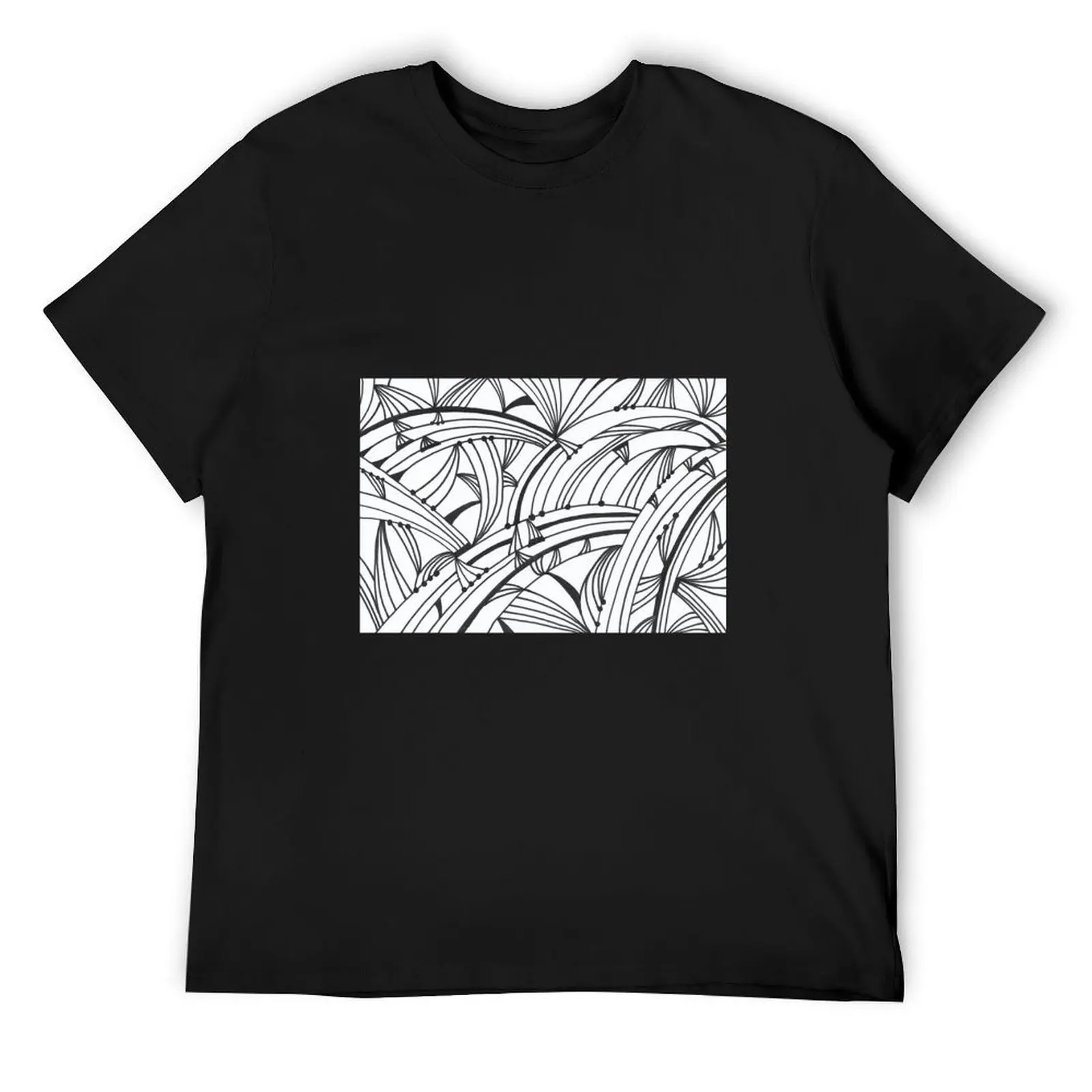 

Connections Doodle T-Shirt for a boy oversized graphic tee summer 2025 Blouse mens t shirts casual stylish