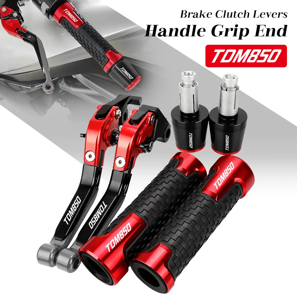 For YAMAHA TDM850 1991 -2000 2001 2002 Motorcycle Accessories Brake Clutch Handle Levers Handlebrake Handlebar Grip Ends TDM 850