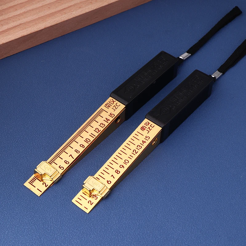 Vernier Feeler Gauges Wedge Shaped Vernier Feeler Gauge 1-15mm House Engineering Inspection Flatness Measuring Tools