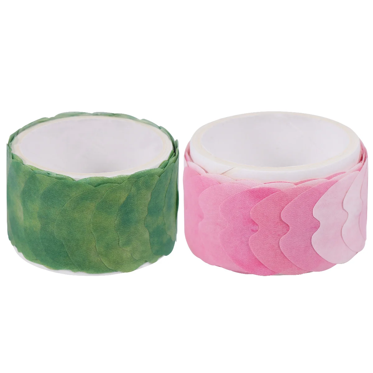 

2Pcs Petal Sticker DIY Tape Bright Colors Scrapbooking Photo Album Decorative Masking Tape Handmade Supplies Decorative Sticker