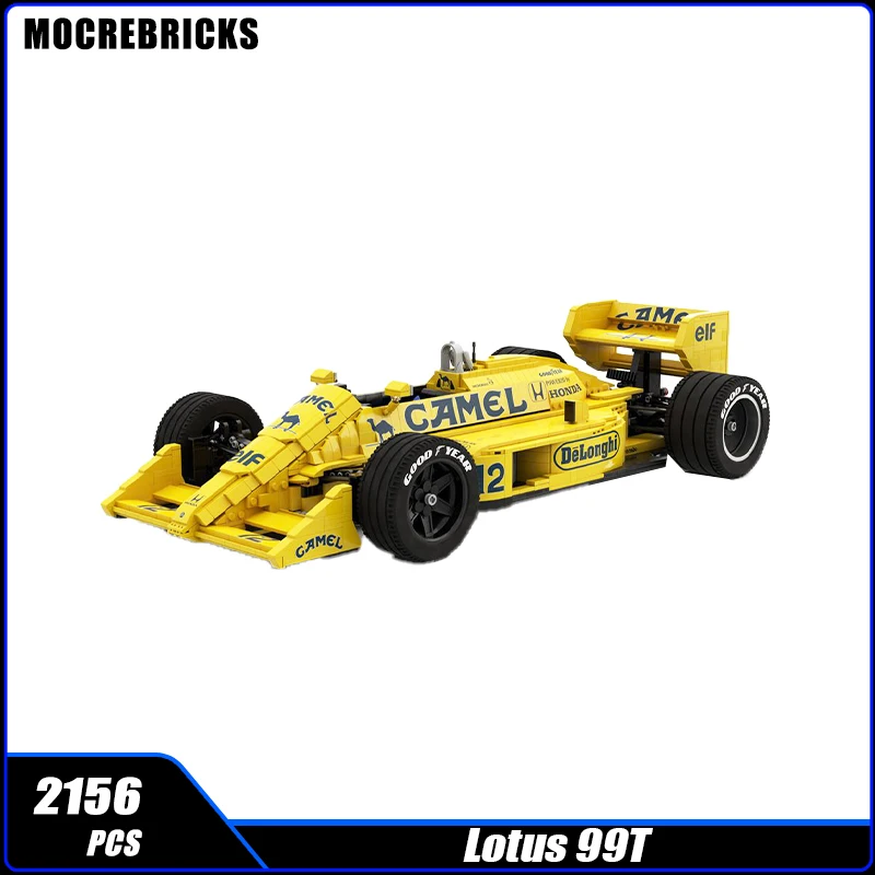 MOC-58335 Classic Racing Car Lotus-79-Equation Supercar MOC Building Blocks Sportscar Assemble Model Brick Toy Children Gifts