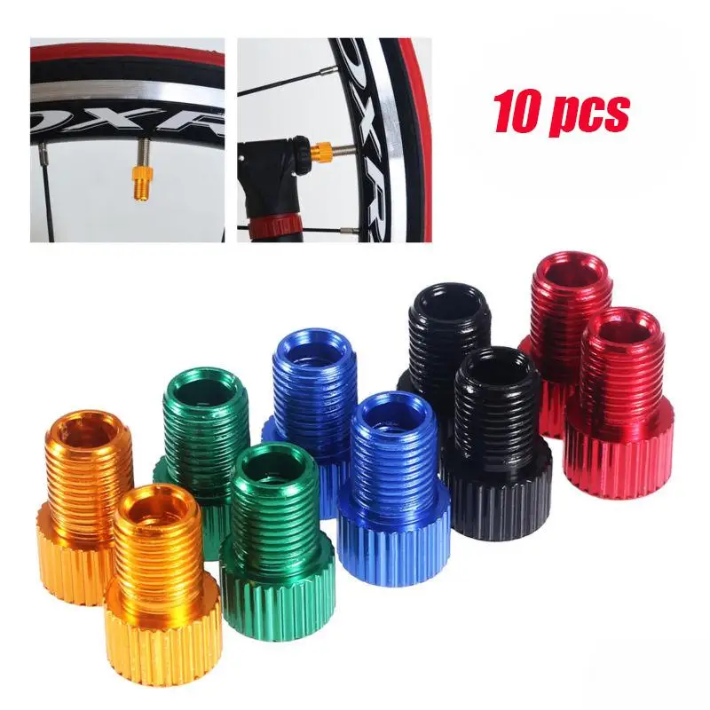

to Valve Converter Bike Adapter Rocket Shape Tools Valve Tire Stem Cap Leak Prevention Repair Accessories