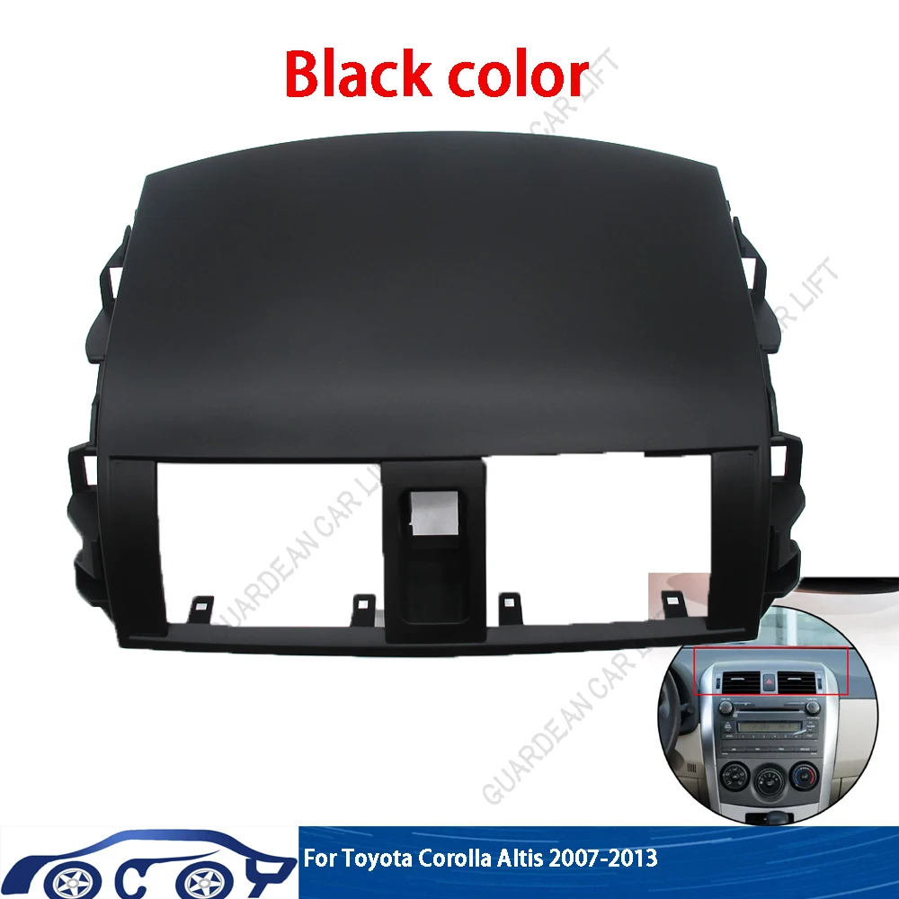 

Car Fascias Center Dashboard Frame A/C Air Conditioning Outlet Panel Central Air Grill Cover For Toyota Corolla Altis 2007-2013