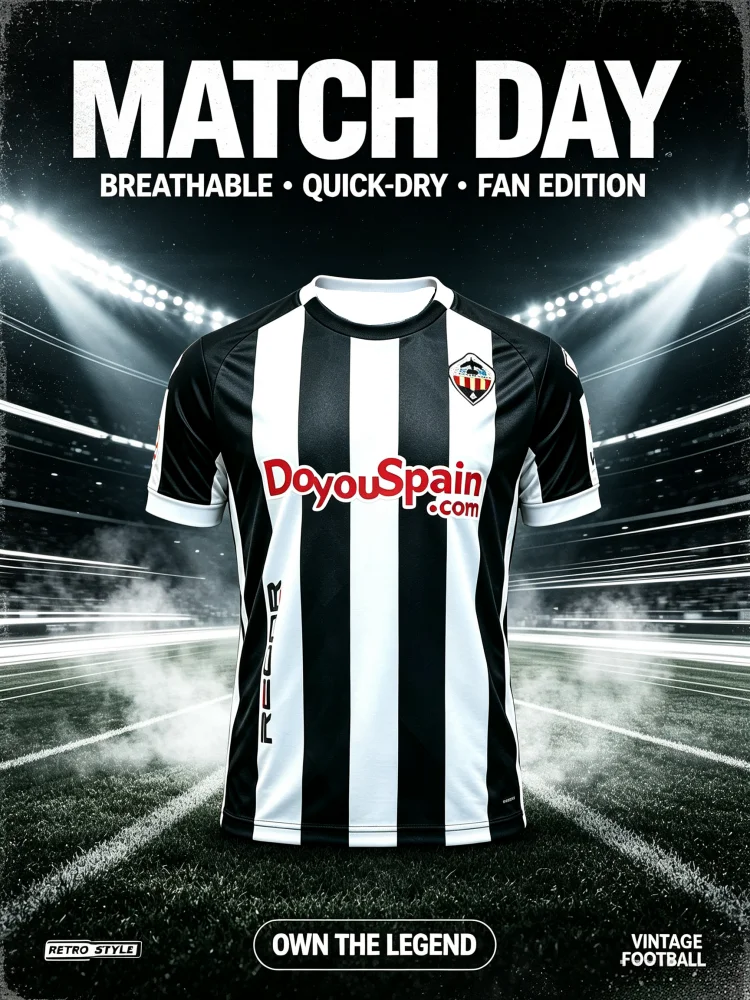 2026 Summer NEW Castellon Football Jersey 3D Print Crew-Neck Short Sleeve T-shirt Quick Dry Soft Soccer Uniform Family Kids Tees