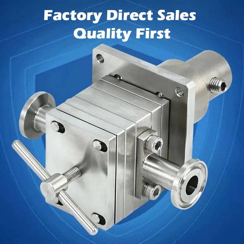 316 Stainless Steel Gear Large Flow Rotor Pump HT-006 Cosmetics Ketchup Filling Self-Priming Quantitative Measurement Magnetism