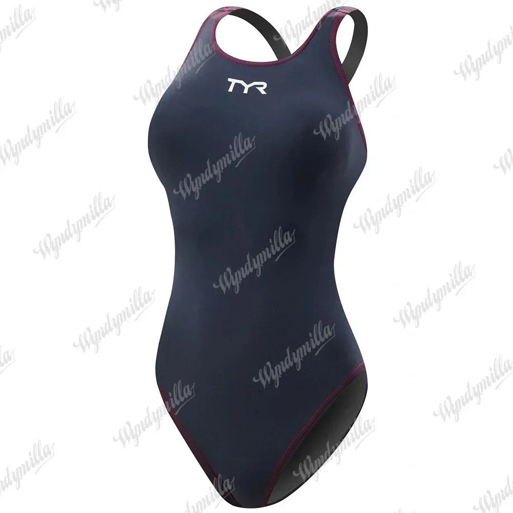 Swimwear Women 2022 New Tyr Wide Shoulder Straps Swimsuit Open Water Practice Swimwear Triathlon Physical Fitness Swimming Suit