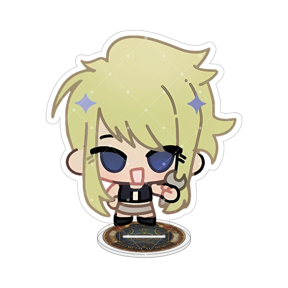Fullmetal Alchemist Korotto Acrylic Stand Anime Figure Chibi Edward Elric Alphonse Desktop Decoration Fans Gift Cosplay Keychain