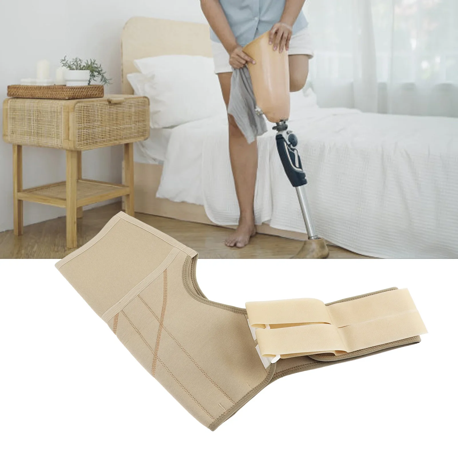 Knee Prosthesis Stump Shrinker Limb Immobilizer Stump Shrinker Adjust Tightness Reduce Swelling Prosthetic Stump Shrinker