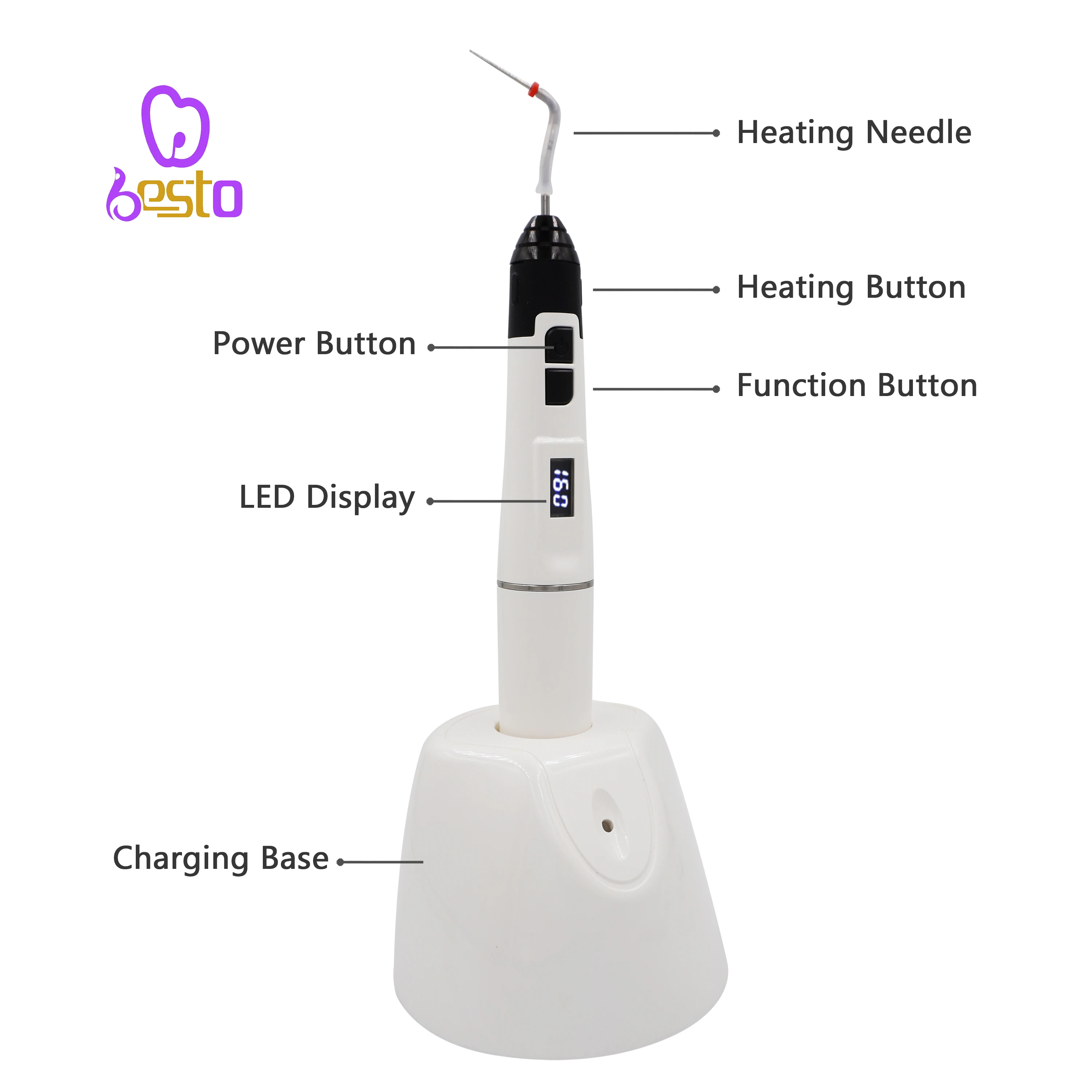 denti stry Tools  Dentist obturation endo system/gutta percha obturation pen and gutta percha obturation g un