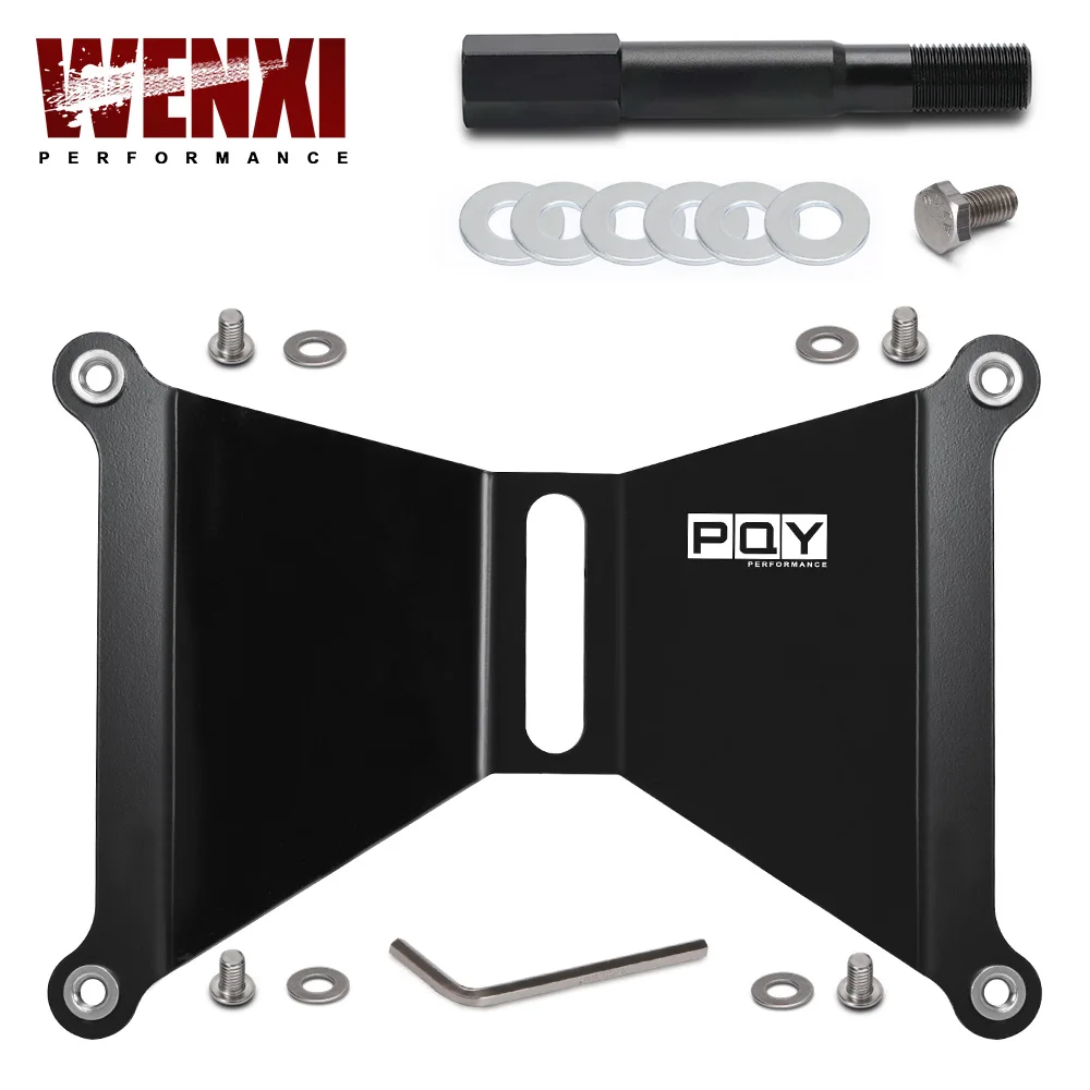 ALUMINUM Front License Plate Holder Relocation Kit FOR 2015-17 WRX/STi WX-LPF51