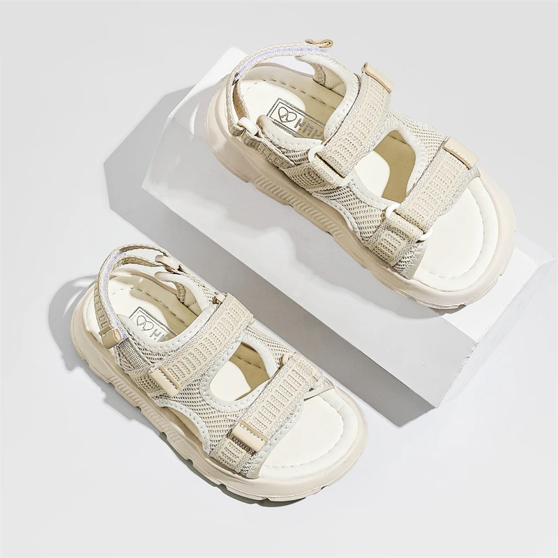 Kids Sandals for Girls Summer Breathable Sport Sandals Fashion Toddlers Flat Sandals Causal Children Boys Outdoor Beach Shoes