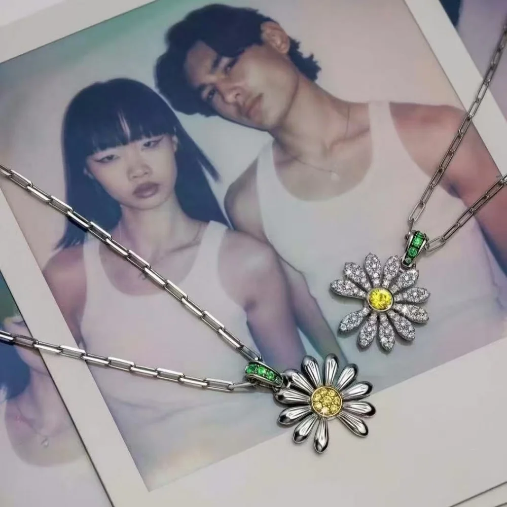 KPOP GD G Dragon Necklace Same Style Daisy Hip Hop Necklace Couple Jewelry Gift for Fans Collection - Image 5
