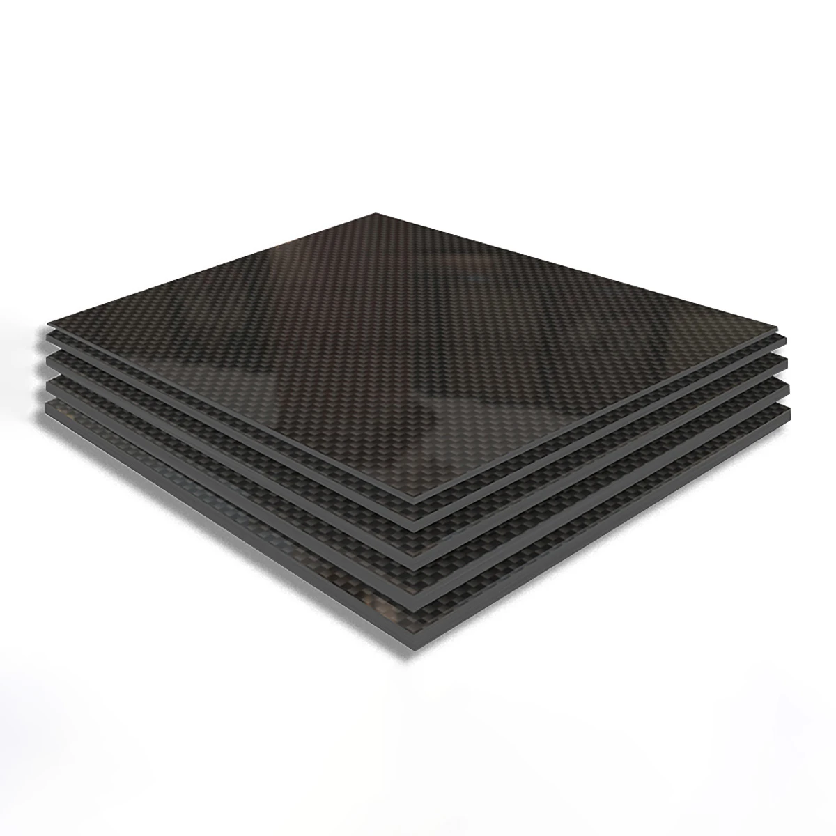 400x500 มม.Thk0.5/1/1.5/2/2.5/3-6 มม.3K คาร์บอนไฟเบอร์แผ่น CFRP แผงคอมโพสิตความแข็งวัสดุคาร์บอนไฟเบอร์ Board