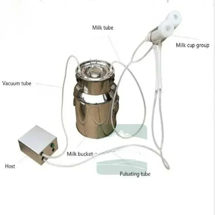 Large capacity electric milking machine Stainless steel farm pasture milking machine