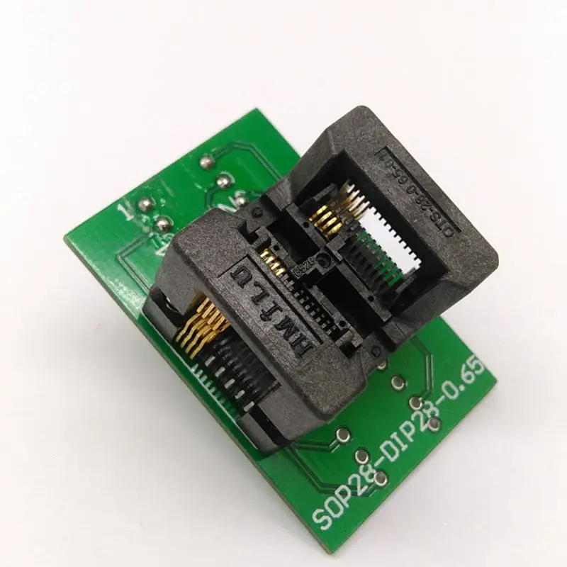 SSOP8 TSSOP8 Programmer Adapter Socket TSSOP TO DIP Converter Chip Testing Debug Outlet IC For 0.65MM OTS-(28)-0.65-01