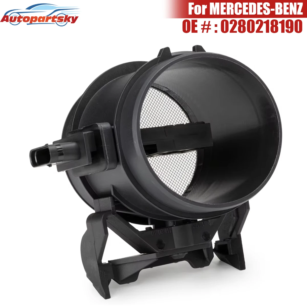 

Датчик массового расхода воздуха (ДМРВ) 0280218190 для автомобилей MERCEDES-BENZ C230, C280, C300, CL550, E350, GL550, S400, SLK350. Новый.