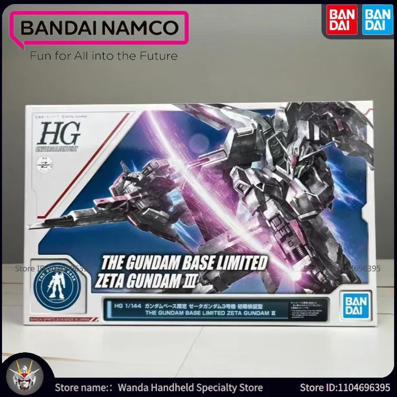 

Brand New in Stock BANDAI Model Toys Zeta Gundam III BASE LIMITED Assembling Mecha Anime Figures Puzzle Popular Doll Gifts
