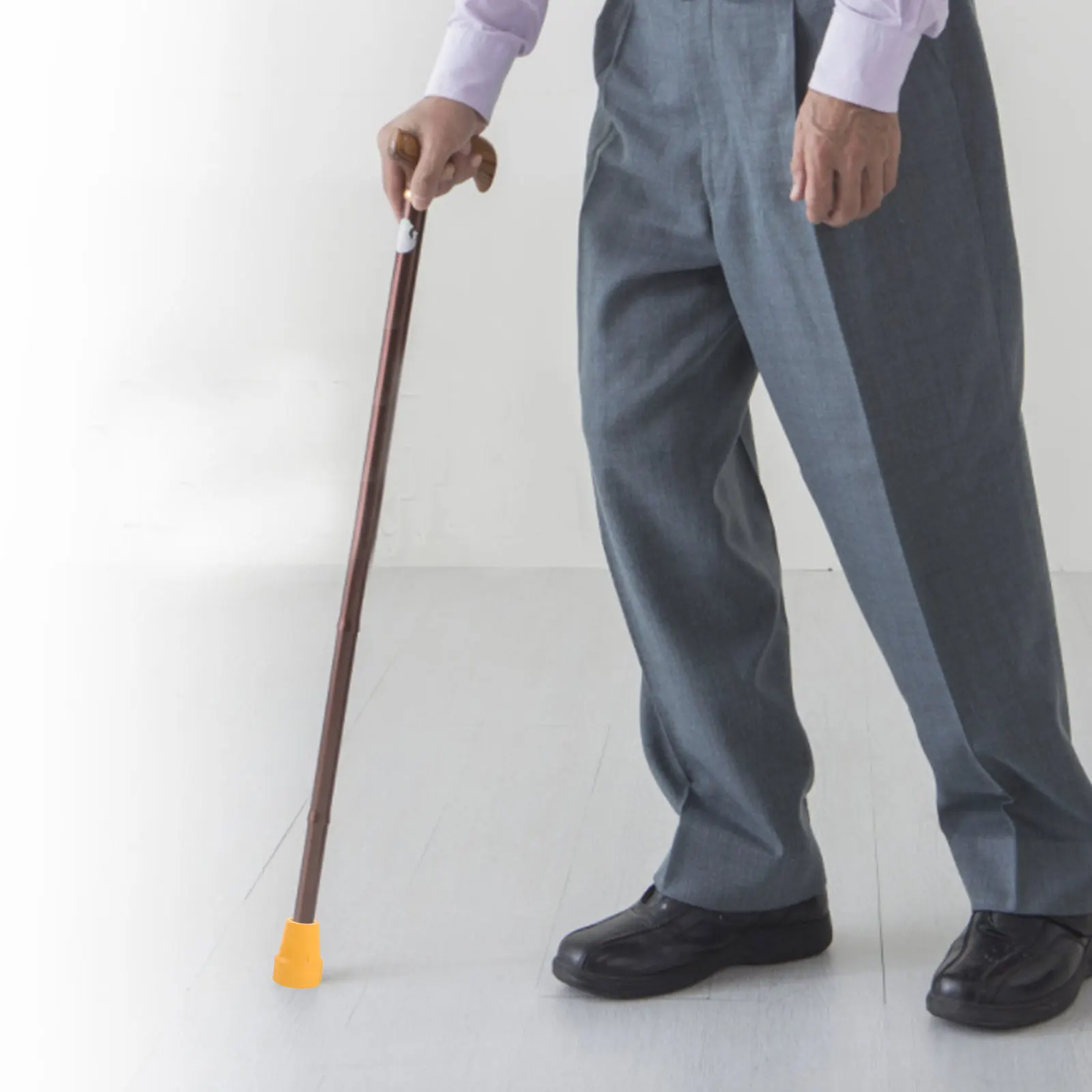 

4Pcs Non-Slip Crutch Pads Wear-Resistant Walking Pole Tips Safety Cane Foot Protectors Replacement Trekking Pole Foot Covers